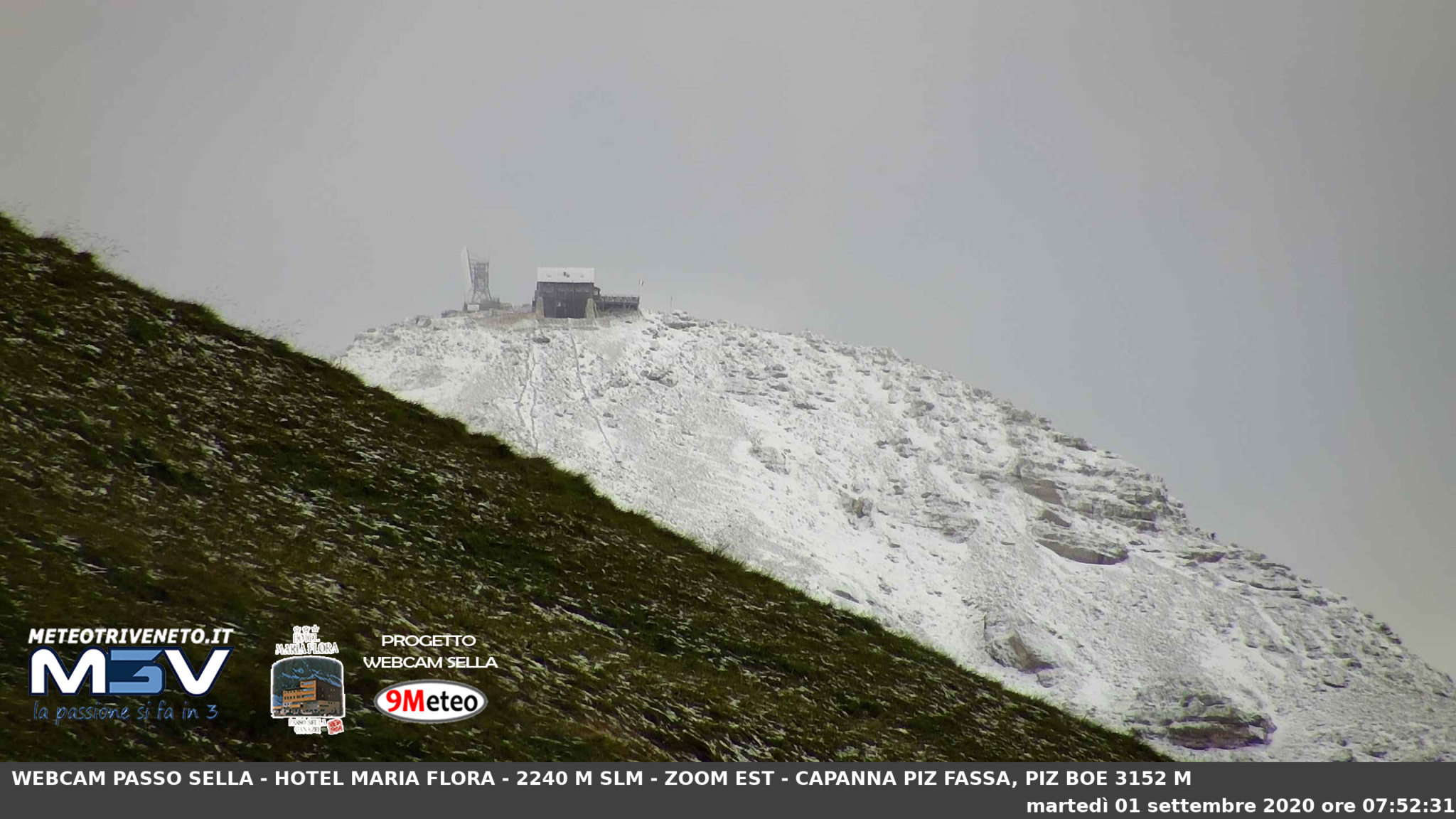 La neve ritorna a quota 2400 m Dolomites Meteo www.dolomitesmeteo.it